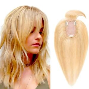 Sego Hair piece topper Blonde
